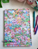 Custom A4 Notebook, Strawberry Girls Design