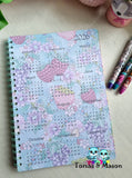 Custom A4 Notebook, Strawberry Girls Design