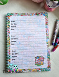 Custom A4 Notebook, Strawberry Girls Design