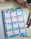 Custom A4 Notebook, Rainbow Bears Design