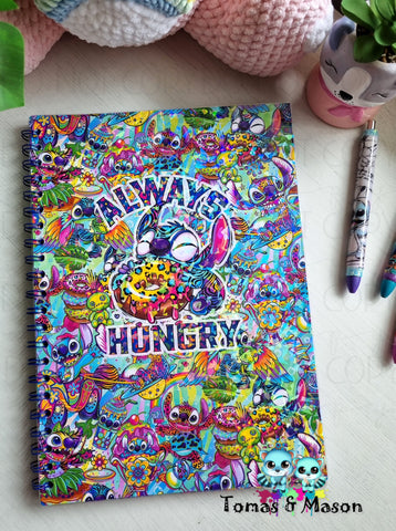 Custom A4 Notebook, 626 Alien Design