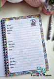 Custom A4 Notebook, 626 Alien Design