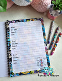 Custom A4 Notebook, Villians Design