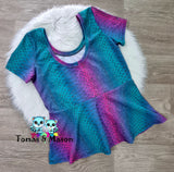 Custom Ladies Peplum Top