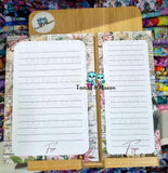 Custom Handmade Notepads, A5 and Shopping List Sizes
