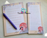 Custom Handmade Notepads, A5 and Shopping List Sizes