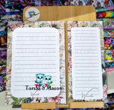Custom Handmade Notepads, A5 and Shopping List Sizes