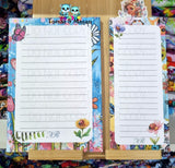 Custom Handmade Notepads, A5 and Shopping List Sizes