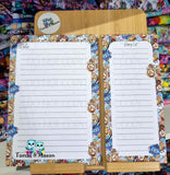Custom Handmade Notepads, A5 and Shopping List Sizes