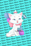 Personalised Minky Blanket Kitty Bow Design