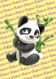Personalised Minky Blanket Panda Design