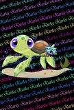 Personalised Minky Blanket Turtle Design